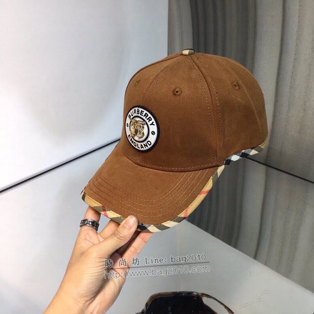 Burberry新品男士帽子 巴寶莉刺繡2021早春棒球帽鴨舌帽  mm1259